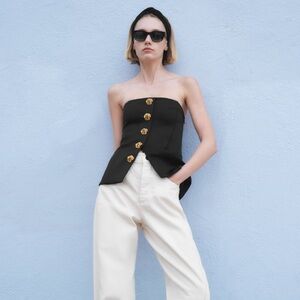BNWT ZARA BUSTIER TOP